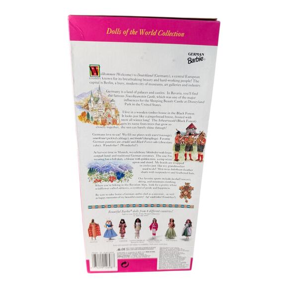 German Barbie Dolls of the World Collection Special Edition 1994 Mattel #12698 - Picture 4 of 7